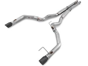 AWE Tuning S550 Mustang GT Cat-back Exhaust - Track Edition (Diamond Black Tips) - 3020-33030