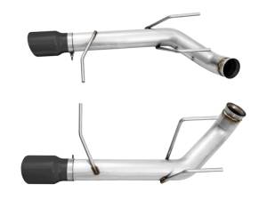 AWE Tuning - AWE Tuning S197 Mustang GT Axle-back Exhaust - Track Edition (Diamond Black Tips) - 3020-33044 - Image 3