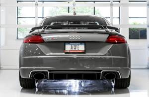 AWE Tuning - AWE Tuning 18-19 Audi TT RS 8S/RK3 2.5L Turbo Track Edition Exhaust - Diamond Black RS-Style Tips - 3020-33062 - Image 3