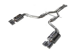 AWE Tuning Panamera 2/4 Track Edition Exhaust (2014+) - w/Chrome Silver Tips - 3020-42022