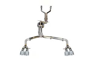 AWE Tuning Audi C7 / C7.5 S7 4.0T Track Edition Exhaust - Chrome Silver Tips - 3020-42044