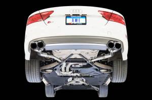 AWE Tuning - AWE Tuning Audi C7 / C7.5 S7 4.0T Track Edition Exhaust - Chrome Silver Tips - 3020-42044 - Image 3