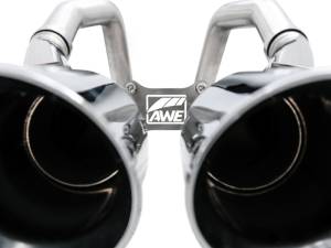 AWE Tuning - AWE Tuning 14-19 Chevy Corvette C7 Z06/ZR1 (w/o AFM) Track Edition Axle-Back Exhaust w/Chrome Tips - 3020-42073 - Image 2