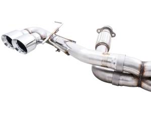 AWE Tuning - AWE Tuning 2020 Chevrolet Corvette (C8) Track Edition Exhaust - Quad Chrome Silver Tips - 3020-42080 - Image 2