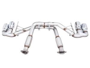 AWE Tuning - AWE Tuning 2020 Chevrolet Corvette (C8) Track Edition Exhaust - Quad Chrome Silver Tips - 3020-42080 - Image 3