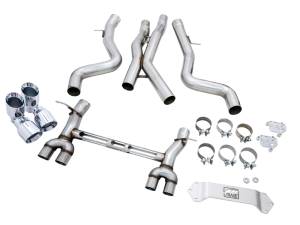 AWE Tuning - AWE Tuning BMW F8X M3/M4 Track Edition Catback Exhaust - Chrome Silver Tips - 3020-42082 - Image 4