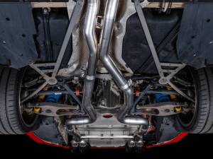 AWE Tuning - AWE Tuning BMW F8X M3/M4 Track Edition Catback Exhaust - Chrome Silver Tips - 3020-42082 - Image 6