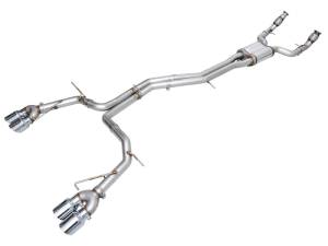 AWE Tuning 19-23 Audi C8 S6/S7 2.9T V6 AWD Track Edition Exhaust - Chrome Silver Tips - 3020-42101