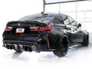 AWE Tuning - AWE Track Edition Catback Exhaust for BMW G8X M3/M4 - Diamond Black Tips - 3020-42482 - Image 8