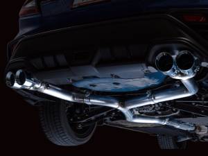 AWE Tuning - AWE Tuning 2022+ VB Subaru WRX Track Edition Exhaust - Chrome Silver Tips - 3020-42979 - Image 6