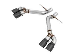 AWE Tuning 16-19 Chevrolet Camaro SS Axle-back Exhaust - Track Edition (Quad Diamond Black Tips) - 3020-43075