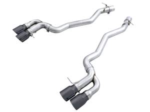 AWE Tuning 18-19 BMW F90 M5 Track Edition Axle-Back Exhaust- Black Diamond Tips - 3020-43077