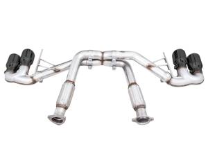 AWE Tuning - AWE Tuning 2020 Chevrolet Corvette (C8) Track Edition Exhaust - Quad Diamond Black Tips - 3020-43086 - Image 5