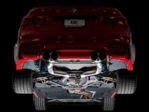 AWE Tuning - AWE Tuning BMW F8X M3/M4 Track Edition Catback Exhaust - Diamond Black Tips - 3020-43087 - Image 7