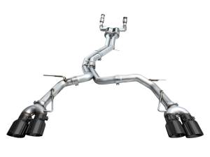 AWE Tuning - AWE Tuning 19-23 Audi C8 S6/S7 2.9T V6 AWD Track Edition Exhaust - Diamond Black Tips - 3020-43109 - Image 2