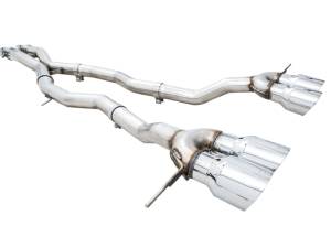 AWE Tuning - AWE Track Edition Catback Exhaust for BMW G8X M3/M4 - Chrome Silver Tips - 3020-43482 - Image 4