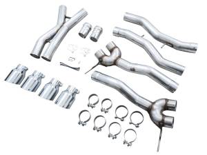 AWE Tuning - AWE Track Edition Catback Exhaust for BMW G8X M3/M4 - Chrome Silver Tips - 3020-43482 - Image 6