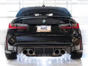 AWE Tuning - AWE Track Edition Catback Exhaust for BMW G8X M3/M4 - Chrome Silver Tips - 3020-43482 - Image 9