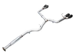 AWE Tuning - AWE Tuning 2022+ VB Subaru WRX Track Edition Exhaust - Diamond Black Tips - 3020-43979 - Image 2