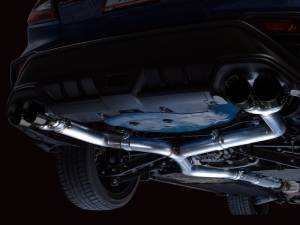 AWE Tuning - AWE Tuning 2022+ VB Subaru WRX Track Edition Exhaust - Diamond Black Tips - 3020-43979 - Image 6