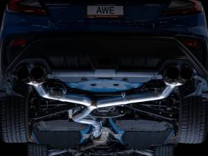 AWE Tuning - AWE Tuning 2022+ VB Subaru WRX Track Edition Exhaust - Diamond Black Tips - 3020-43979 - Image 10