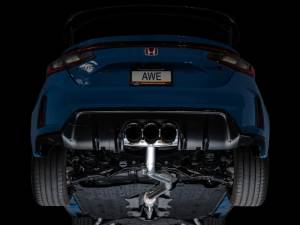 AWE Tuning - AWE Tuning 2023 Honda Civic Type R FL5 Track Edition Exhaust w/ Triple Diamond Black Tips - 3020-53287 - Image 10