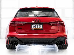 AWE Tuning - AWE Tuning 21-23 Audi C8 RS6/RS7 SwitchPath Cat-back Exhaust - Diamond Black Tips - 3025-33776 - Image 21