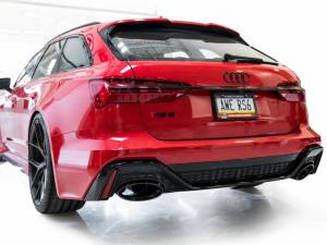 AWE Tuning - AWE Tuning 21-23 Audi C8 RS6/RS7 SwitchPath Cat-back Exhaust - Diamond Black Tips - 3025-33776 - Image 23