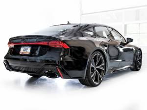 AWE Tuning - AWE Tuning 21-23 Audi C8 RS6/RS7 SwitchPath Cat-back Exhaust - Diamond Black Tips - 3025-33776 - Image 24