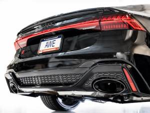 AWE Tuning - AWE Tuning 21-23 Audi C8 RS6/RS7 SwitchPath Cat-back Exhaust - Diamond Black Tips - 3025-33776 - Image 26