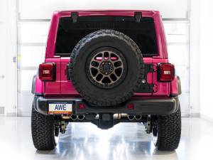 AWE Tuning - AWE 21+ Wrangler 392 Switchpath Cat-Back Exhaust- Quad BashGuards - 3025-41392 - Image 16