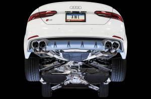 AWE Tuning - AWE Tuning Audi B9 S5 Coupe SwitchPath Exhaust w/ Chrome Silver Tips (90mm) - 3025-42036 - Image 3