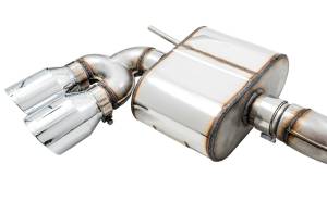 AWE Tuning - AWE Tuning Mk7 Golf R SwitchPath Exhaust w/Chrome Silver Tips 102mm - 3025-42064 - Image 3