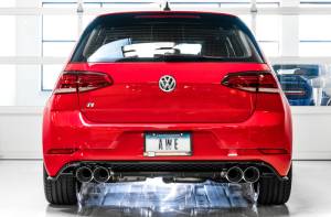 AWE Tuning - AWE Tuning Mk7 Golf R SwitchPath Exhaust w/Chrome Silver Tips 102mm - 3025-42064 - Image 4