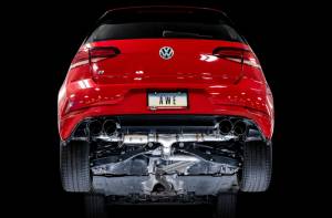 AWE Tuning - AWE Tuning Volkswagen Golf R MK7.5 SwitchPath Exhaust w/Chrome Silver Tips 102mm - 3025-42066 - Image 4