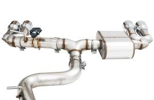 AWE Tuning - AWE Tuning Audi 8V S3 SwitchPath Exhaust w/Chrome Silver Tips 102mm - 3025-42068 - Image 2