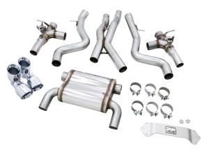 AWE Tuning - AWE Tuning BMW F8X M3/M4 SwitchPath Catback Exhaust - Chrome Silver Tips - 3025-42070 - Image 4