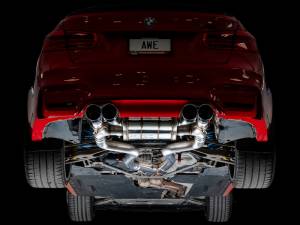 AWE Tuning - AWE Tuning BMW F8X M3/M4 SwitchPath Catback Exhaust - Chrome Silver Tips - 3025-42070 - Image 7