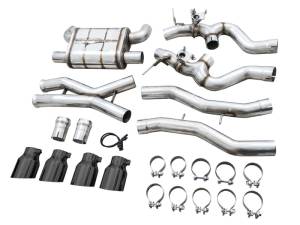 AWE Tuning - AWE SwitchPath Catback Exhaust for BMW G8X M3/M4 - Diamond Black Tips - 3025-42480 - Image 6