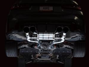 AWE Tuning - AWE SwitchPath Catback Exhaust for BMW G8X M3/M4 - Diamond Black Tips - 3025-42480 - Image 11