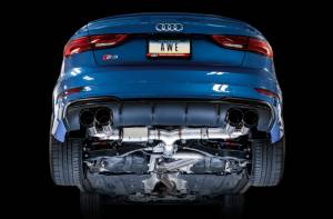 AWE Tuning - AWE Tuning Audi 8V S3 SwitchPath Exhaust w/Diamond Black Tips 102mm - 3025-43072 - Image 2