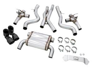 AWE Tuning - AWE Tuning BMW F8X M3/M4 SwitchPath Catback Exhaust - Diamond Black Tips - 3025-43074 - Image 5