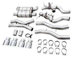 AWE Tuning - AWE SwitchPath Catback Exhaust for BMW G8X M3/M4 - Chrome Silver Tips - 3025-43480 - Image 6