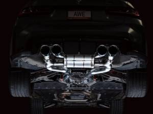 AWE Tuning - AWE SwitchPath Catback Exhaust for BMW G8X M3/M4 - Chrome Silver Tips - 3025-43480 - Image 11