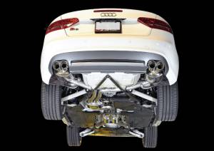 AWE Tuning - AWE Tuning B8 / B8.5 S5 Sportback Touring Edition Exhaust - Resonated - Chrome Silver Tips - 3415-42012 - Image 3