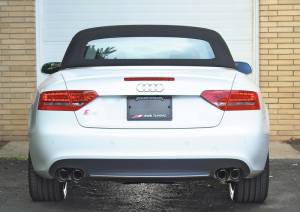 AWE Tuning - AWE Tuning B8 / B8.5 S5 Cabrio Touring Edition Exhaust - Resonated - Diamond Black Tips - 3415-43012 - Image 4