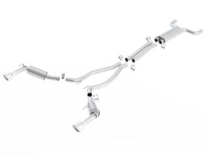 Borla 14-15 Chevy Camaro SS / ZL1 SS Single Catback Exhaust System w/ Single Rear Exit - 1014036