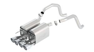 Borla - Borla 05-08 Corvette Coupe/Conv 6.0L/6.2L 8cyl 6spd RWD Touring SS Exhaust (rear section only) - 11814 - Image 2