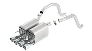 Borla - Borla 05-08 Chevrolet Corvette Coupe/Conv 6.0L/6.2L 8cyl Aggressive ATAK Exhaust (rear section only) - 11816 - Image 2