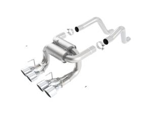 Borla 06-12 Chevrolet Corvette Z06/ZR1 6.2L/7.0L 8cyl Aggressive ATAK Exhaust (rear section only) - 11822